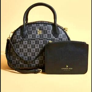 London Fog Willow Bowler Satchel NWOT
